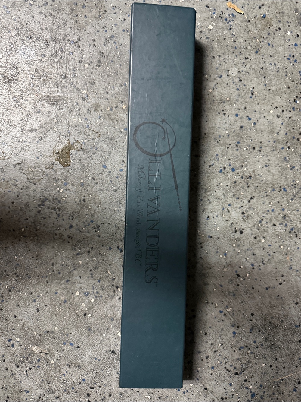 OLlivanders HARRY POTTER WAND! Dark Teal box